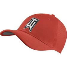NEW NIKE Men's TW Tiger Woods Ultralight Tour Golf Hat-Light Crimson 726291-696