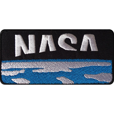 NASA Bügelbild Patch Aufnäher Kleidersack Astronaut Kostüm Weltraum Abzeichen