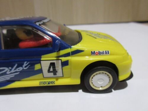 SCALEXTRIC C677 FORD ESCORT COSWORTH, VERY FAST & SERVICED. MANY NEW PARTS. - Picture 9 of 12