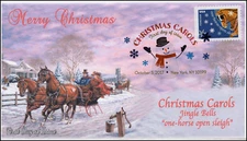 17-327, 2017, Christmas Carols, Jingle Bells, DCP, FDC, New York NY