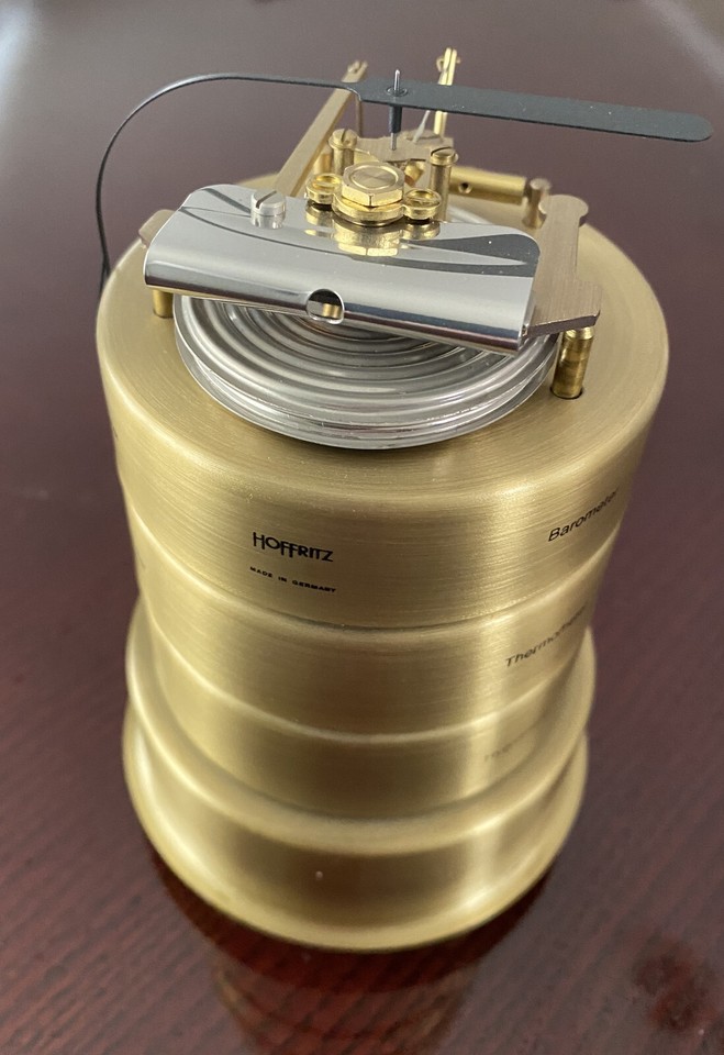 Vintage Hoffritz Weather Station Barometer Thermometer Hygrometer