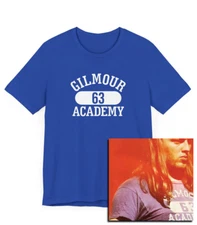 Gilmour Academy T-Shirt, Classic Rock, Pink Floyd, David Gilmour, Dark Side