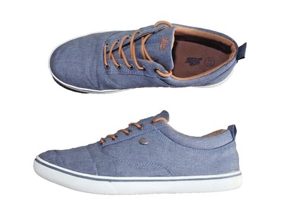 NEU Original Lico Gr 42 Blau Herren Sneaker Stoff 