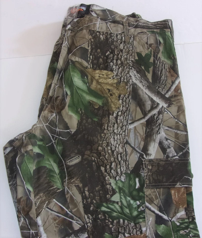 Men's Outfitters Ridge Camo Pants L/XL 40 42 - 32 Inseam 6 Pockets RealTree NEW - Image 4 of 4