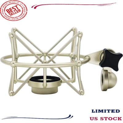 TLM 103 Shock Mount - Microphone Compatible Neumann M147 Condenser Mic, Silver.