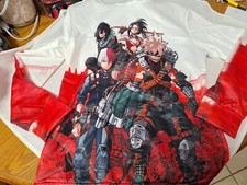 Anime Hoodie Medium Lightweight New Anime Bright Colorful Design