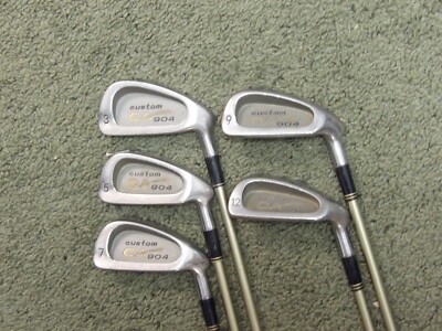 Custom CA 904 Irons 3,5,7,9,12 Regular Flex Graphite Very Nice!!