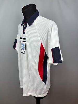 ENGLAND 1997 1998 HOME SHIRT FOOTBALL SOCCER JERSEY UMBRO MENS