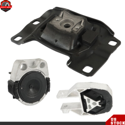 3PCS Engine Motor & Transmission Mount Kit 3214/3103/3238 For 12-18 Ford Focus
