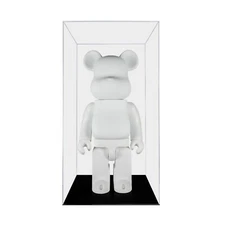 Assembly-Free Display Case for Bearbrick 1000% (Black Base)