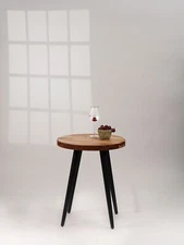 Magnolia Solid Wood Round End Table (24") - Natural