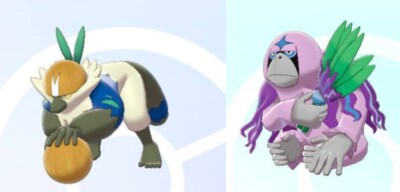 Shiny Oranguru + Shiny Passimian für Pokemon Schwert und Schild + 2 Meisterbälle