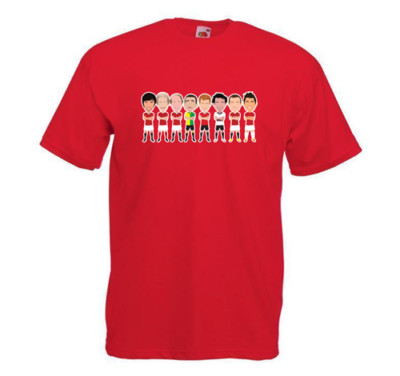 Utd Legends Vector Heroes Adult Red T-Shirt tshirt S-XXXL Great Gift