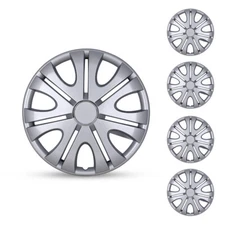 fit R15 Tire & Steel Rim 15" Set of 4 Lacquer Snap On Wheel Hub Caps Trim Rings