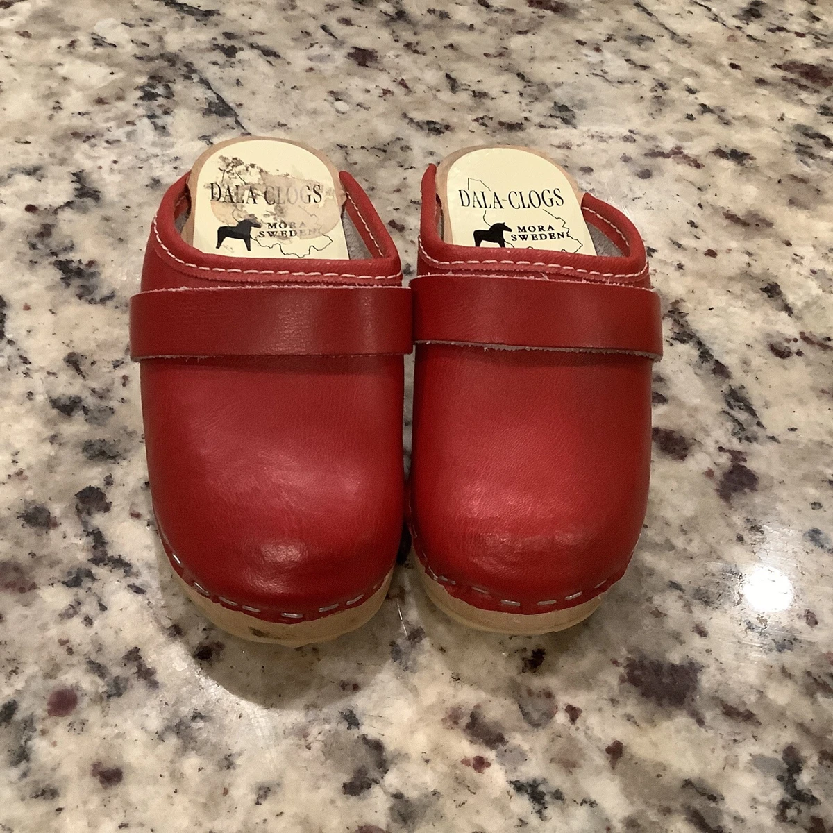 Girls Leather Red SKO Size 22 Toddler Sweden White GUC | eBay