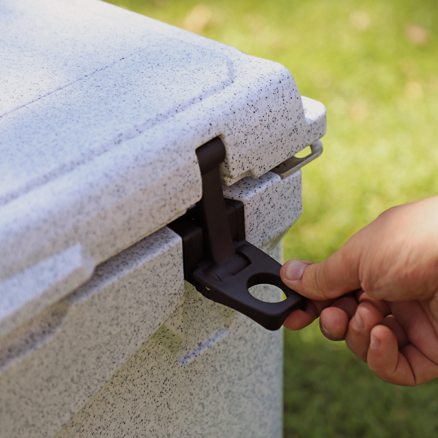 Xspec 60 Qt Roto Molded High Performance Ice Chest Outdoor Cooler, Granite Print