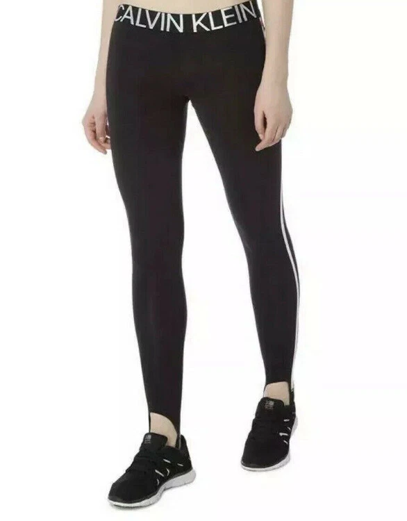 Calvin klein sales striped leggings