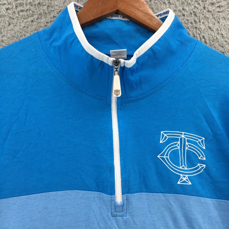 Sudadera Ford Media Cremallera Para Hombre XL Azul Gris Mezcla de Algodón Cuello Simulado Manga Larga Foto 4 de 4