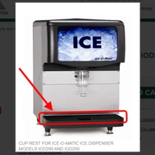 CUP REST FOR ICE-O-MATIC ICE DISPENSER MODELS IOD200 AND IOD250 # 1011342-108