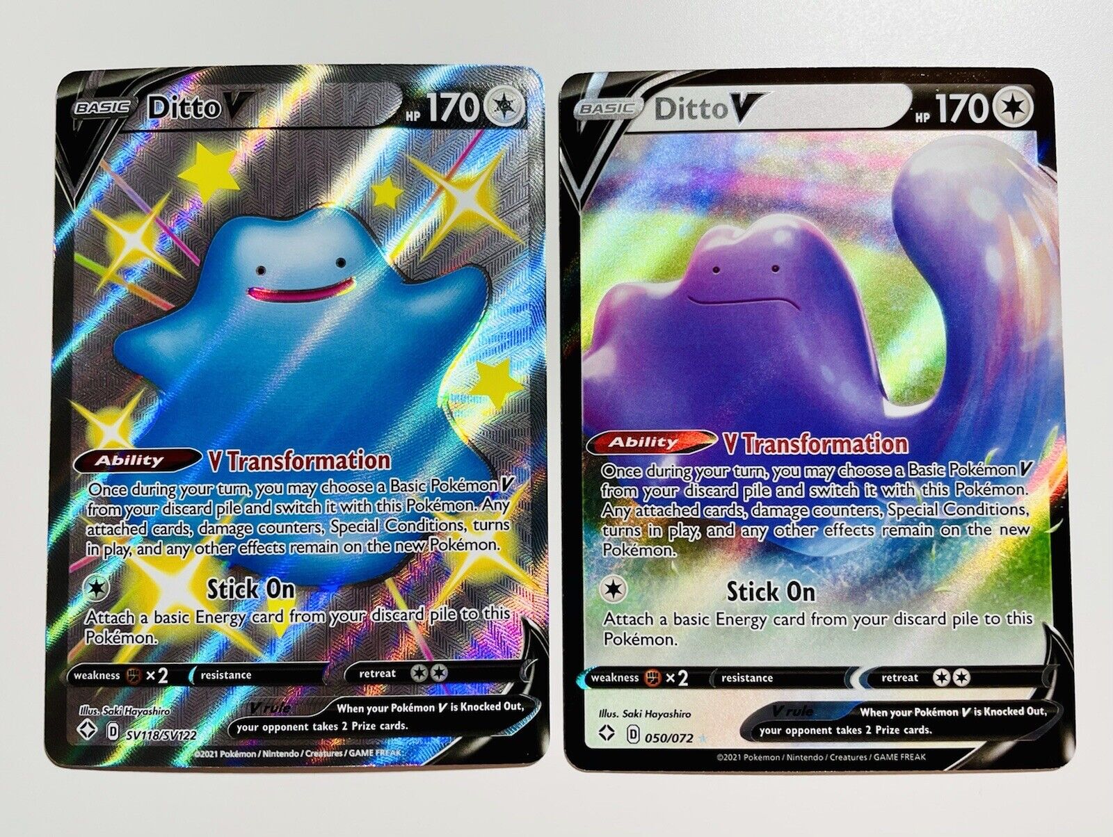 Ditto V, Shining Fates: Shiny Vault, TCG Card Database