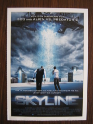 Filmplakatkarte / moviepostercard   Skyline  Eric Balfour