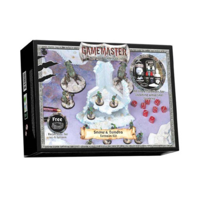 GameMaster: Snow & Tundra Terrain Kit NIB Free Shipping