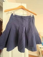 Vineyard Vines Navy Cotton Skirt Girls size 12 Adjustable Waist