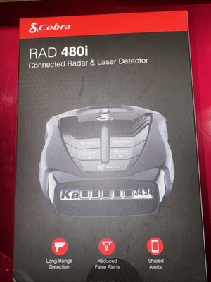 COBRA RAD 480i Radar & Laser Detector / NEW, FREE SHIPP.