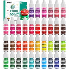 Food Coloring - 36 Color Concentrated Liquid Food Coloring Set - Neon Liquid ...