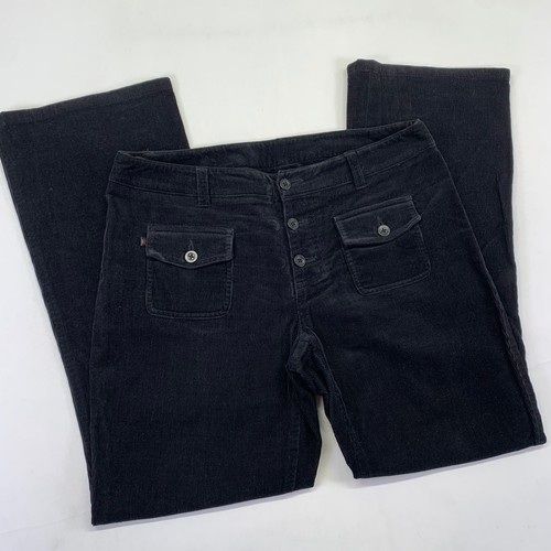 Pantalones Vintage Ralph Lauren Pana Acampanados Pierna Talla 4 (31x27.5) Botón Delantero - Imagen 1 de 12