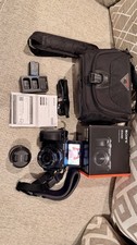 Sony Alpha A6400 2 Lenses Cage Mirrorless Camera 24.2MP. Inc. 2 Batteries, Bag