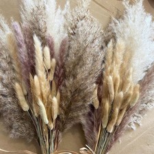 Bohemian Dried Bouquet 100pcs   Natural Flowers for Wall/Desk Decor