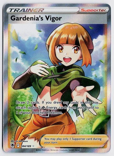 Gardenia's Vigor (Full Art) 184/189 Ultra Rare - SWSH10: Astral Radiance EN NM
