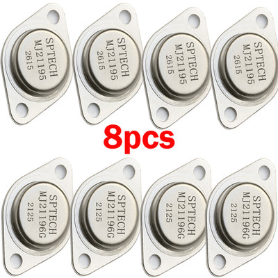 8pcs NEW for OnSemi MJ21195G & MJ21196G Transistors Outputs USA