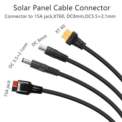 4-in-1 Solarkabel Camping Aktivitäten 45A für Kraftwerke