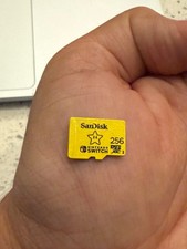 Official Sandisk 256GB MicroSD Memory Card For Nintendo Switch Yellow Original