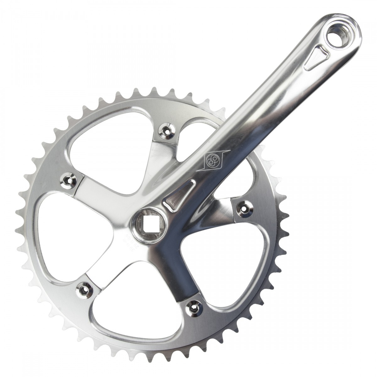 Origin8 SST Crankset 1x 175mm 130/5B SIL/SIL