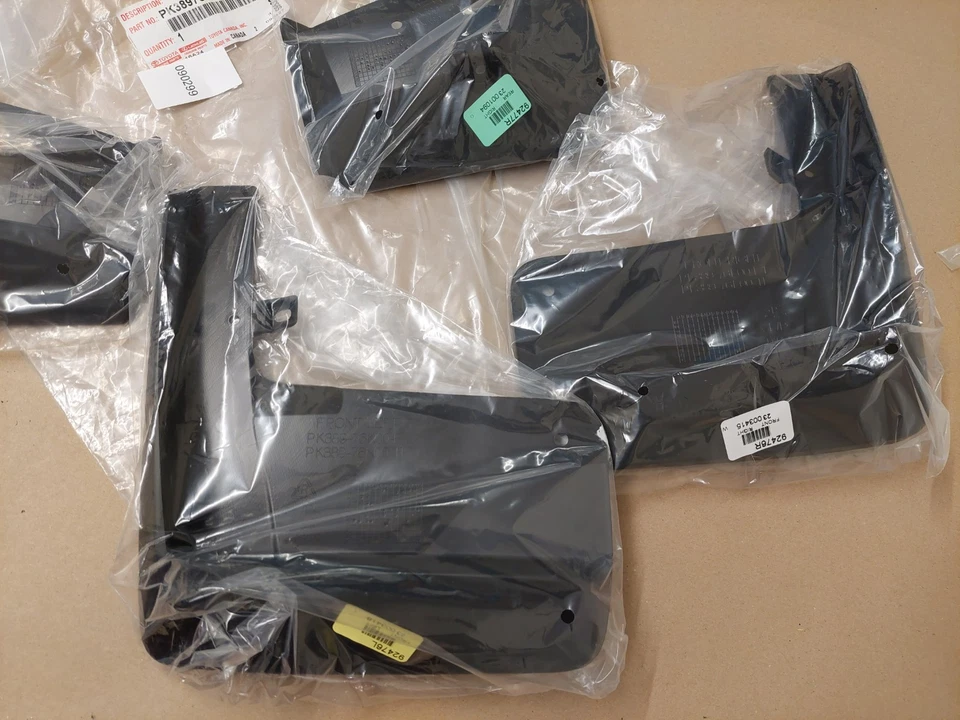 Lexus UX Front & Rear Splash Guard Mud Flap Set PK38976K00EP 2019-on Genuine NEW - Image 3 of 4