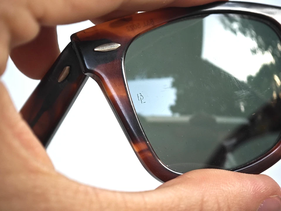 Ray Ban Wayfarer B&L 5022 vintage turtle brown bausch & Lomb Usa L2052 - Immagine 3 di 4