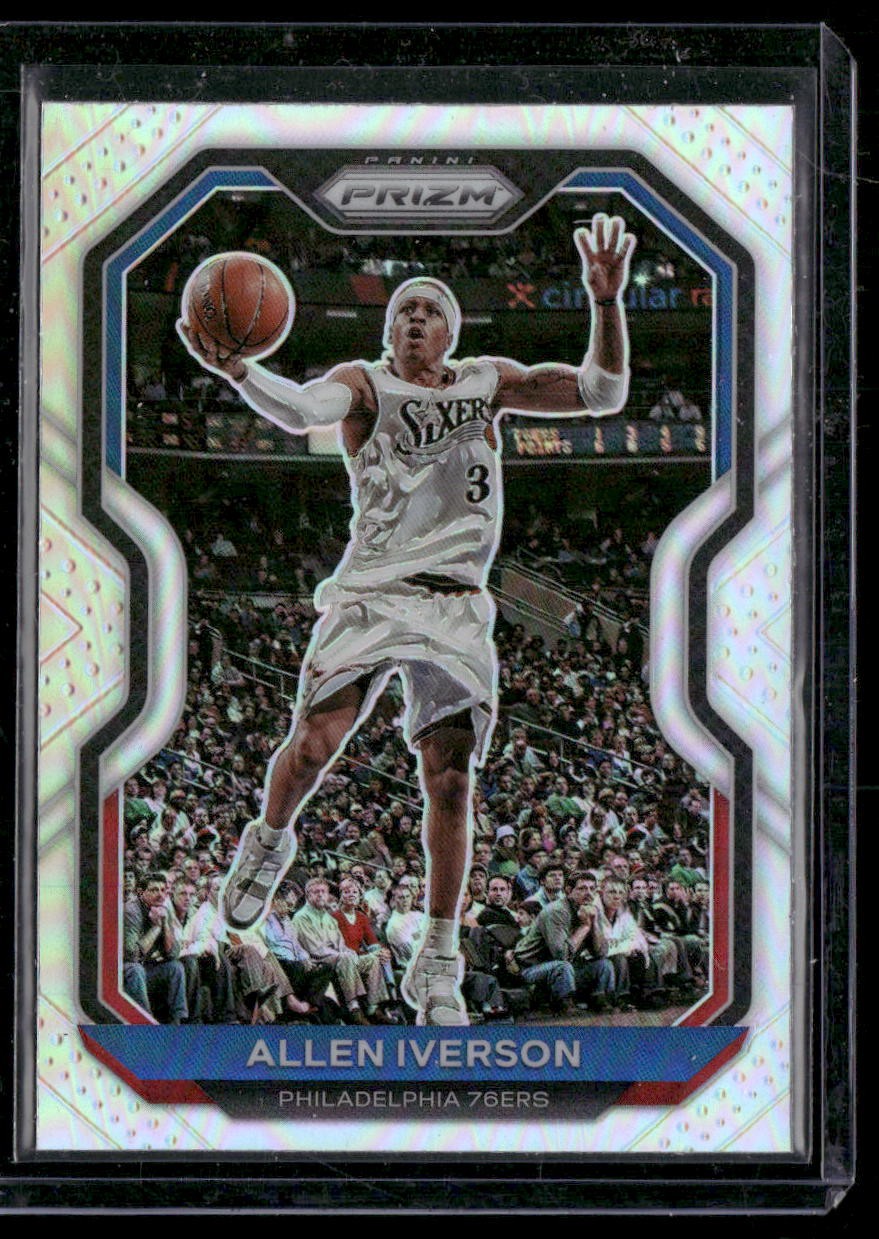 2020-21 Panini Prizm Allen Iverson #19 Silver Prizms