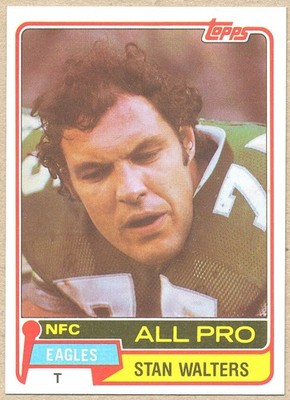 1981 TOPPS Stan Walters EAGLES Syracuse