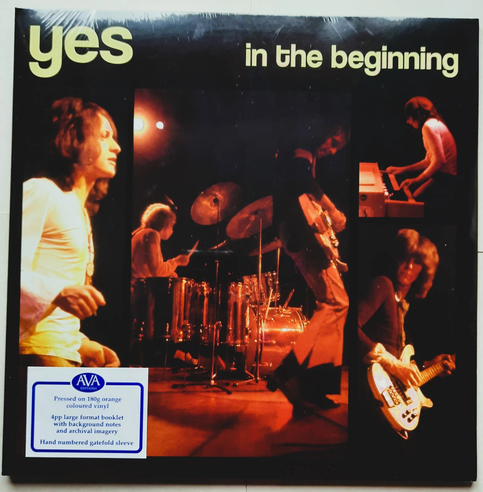 Yes-In The Beginning - Ltd Ed 180g Orange Vinyl+ Booklet Numbered 242 NEW