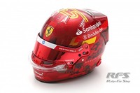Carlos Sainz Helm Bell Helmet Formel 1 GP Abu Dhabi 2024 1:5 Looksmart