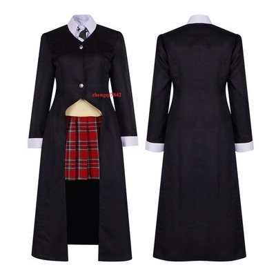 Soul Eater Maka Albarn Cosplay Anime Suit Costume Uniform Dress Cloak Outfit Set