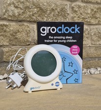 The Gro Company Groclock Baby Clock Sleep Trainer White Tested Working with Box