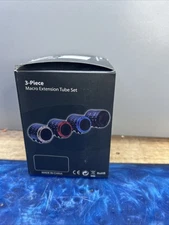 3-Piece AF Macro Camera Extension Tube Set Lightweight Durable SLR And Digital