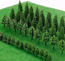 25PCS Alberi Modello Misto, Modello Alberi in Miniatura, Albero Del Diorama Plas