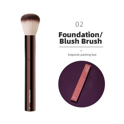 Hourglass Foundation/Blush Brush No-2 With Box