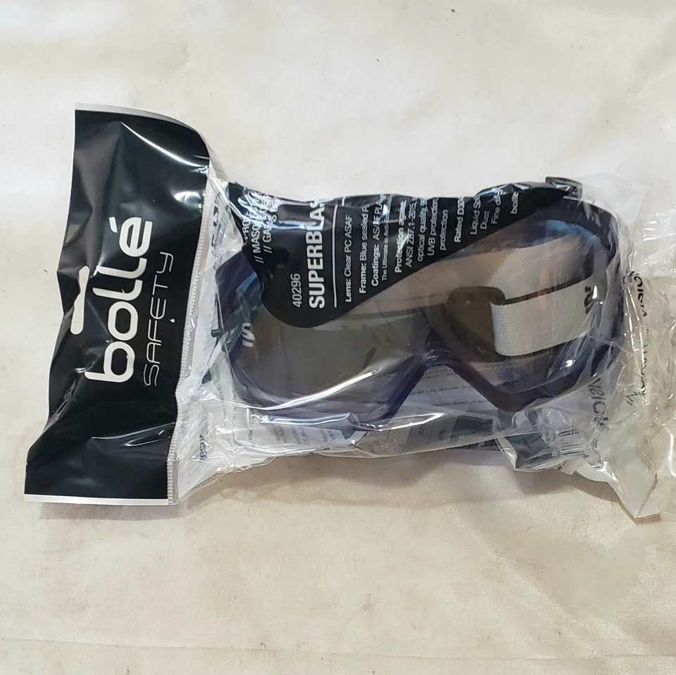 Прозрачный объектив Bolle SUPERBLAST Googles ПК AS/AF платиновая синяя оправа 40296 - Изображение 2 из 2