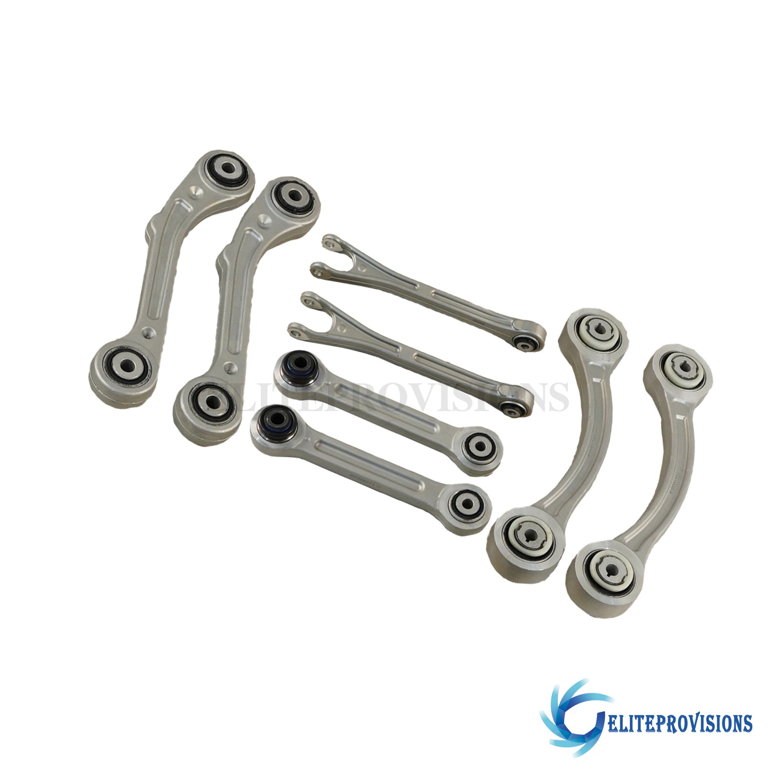 8PCS For Maserati Ghibli Quattroporte 2014-2016 Rear Suspension Control Arm Set